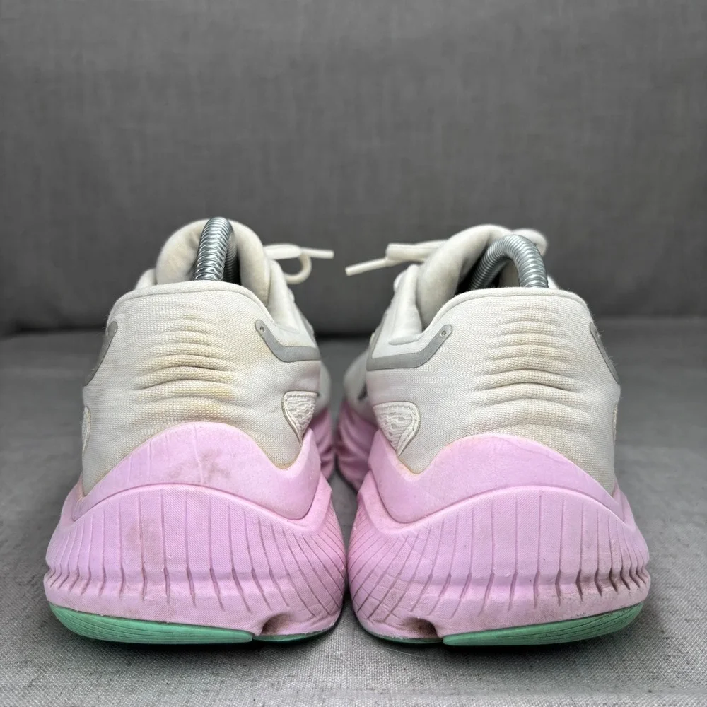 Altra Via Olympus Shoes White Pink Green Mesh Cushion Running Sneakers Size 9.5